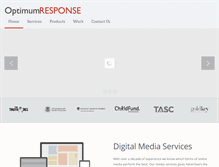 Tablet Screenshot of optimumresponse.com